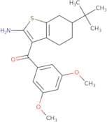 6-tert-Butyl-3-(3,5-dimethoxybenzoyl)-4,5,6,7-tetrahydro-1-benzothiophen-2-amine