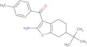 6-tert-Butyl-3-(4-methylbenzoyl)-4,5,6,7-tetrahydro-1-benzothiophen-2-amine