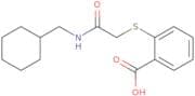 2-({[(Cyclohexylmethyl)carbamoyl]methyl}sulfanyl)benzoic acid