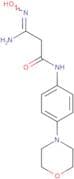 2-(N'-Hydroxycarbamimidoyl)-N-[4-(morpholin-4-yl)phenyl]acetamide