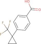 4-[1-(Trifluoromethyl)cyclopropyl]benzoic acid
