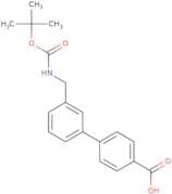 3'-{[(tert-Butoxycarbonyl)amino]methyl}[1,1'-biphenyl]-4-carboxylic acid