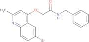 N-Benzyl-2-(6-bromo-2-methylquinolin-4-yloxy)acetamide