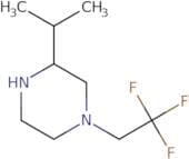 3-(Propan-2-yl)-1-(2,2,2-trifluoroethyl)piperazine