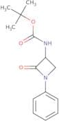 tert-Butyl N-(2-oxo-1-phenylazetidin-3-yl)carbamate
