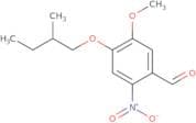 5-Methoxy-4-(2-methylbutoxy)-2-nitrobenzaldehyde