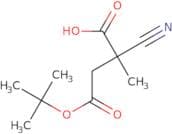 4-(tert-Butoxy)-2-cyano-2-methyl-4-oxobutanoic acid