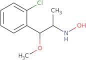 N-[1-(2-Chlorophenyl)-1-methoxypropan-2-yl]hydroxylamine