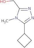 (5-Cyclobutyl-4-methyl-4H-1,2,4-triazol-3-yl)methanol