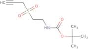 tert-Butyl N-[2-(prop-2-yne-1-sulfonyl)ethyl]carbamate
