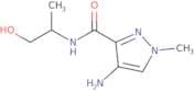 4-Amino-N-(1-hydroxypropan-2-yl)-1-methyl-1H-pyrazole-3-carboxamide