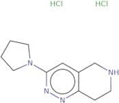 1-{5H,6H,7H,8H-Pyrido[4,3-c]pyridazin-3-yl}pyrrolidine dihydrochloride