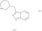 3-({[1,2,4]Triazolo[4,3-a]pyridin-3-yl}methyl)piperidine dihydrochloride