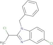 1-Benzyl-5-chloro-2-(1-chloroethyl)-1H-1,3-benzodiazole