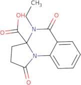 4-Ethyl-1,5-dioxo-2,3,4,5-tetrahydro-1H-pyrrolo[1,2-a]quinazoline-3a-carboxylic acid