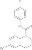 1-(4-chlorophenyl)-3-(6-methyl(1,2,3,4-tetrahydroquinolyl))thiourea