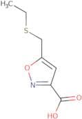 5-[(Ethylsulfanyl)methyl]-1,2-oxazole-3-carboxylic acid