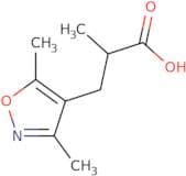 3-(Dimethyl-1,2-oxazol-4-yl)-2-methylpropanoic acid