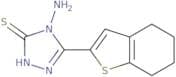 4-Amino-5-(4,5,6,7-tetrahydro-1-benzothiophen-2-yl)-4H-1,2,4-triazole-3-thiol