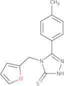 4-(Furan-2-ylmethyl)-5-(4-methylphenyl)-4H-1,2,4-triazole-3-thiol