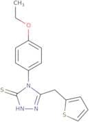 4-(4-Ethoxyphenyl)-5-(thiophen-2-ylmethyl)-4H-1,2,4-triazole-3-thiol