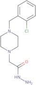 2-{4-[(2-Chlorophenyl)methyl]piperazin-1-yl}acetohydrazide