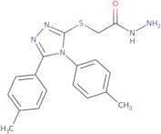 2-{[Bis(4-methylphenyl)-4H-1,2,4-triazol-3-yl]sulfanyl}acetohydrazide