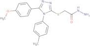 2-{[5-(4-Methoxyphenyl)-4-(4-methylphenyl)-4H-1,2,4-triazol-3-yl]sulfanyl}acetohydrazide