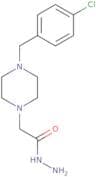 2-{4-[(4-Chlorophenyl)methyl]piperazin-1-yl}acetohydrazide