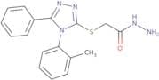 2-{[4-(2-Methylphenyl)-5-phenyl-4H-1,2,4-triazol-3-yl]sulfanyl}acetohydrazide