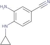 3-Amino-4-(cyclopropylamino)benzonitrile