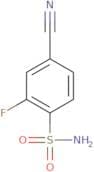4-Cyano-2-fluorobenzene-1-sulfonamide