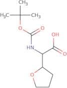 2-{[(tert-Butoxy)carbonyl]amino}-2-(oxolan-2-yl)acetic acid
