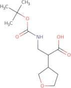 3-{[(tert-Butoxy)carbonyl]amino}-2-(oxolan-3-yl)propanoic acid
