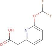 2-[6-(Difluoromethoxy)pyridin-2-yl]acetic acid