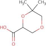 6,6-Dimethyl-1,4-dioxane-2-carboxylic acid