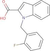 1-[(2-Fluorophenyl)methyl]-1H-indole-2-carboxylic acid