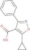 5-Cyclopropyl-3-phenyl-1,2-oxazole-4-carboxylic acid