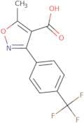5-Methyl-3-[4-(trifluoromethyl)phenyl]-1,2-oxazole-4-carboxylic acid