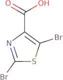 dibromo-1,3-thiazole-4-carboxylic acid