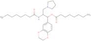 (1R,2R)-1-(2,3-Dihydro-1,4-benzodioxin-6-yl)-2-octanamido-3-(pyrrolidin-1-yl)propyl octanoate