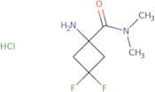 1-Amino-3,3-difluoro-N,N-dimethylcyclobutane-1-carboxamide hydrochloride