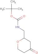 tert-Butyl N-[(4-oxooxan-2-yl)methyl]carbamate