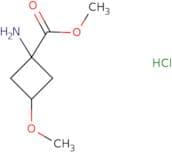 Methyl 1-amino-3-methoxycyclobutane-1-carboxylate hydrochloride