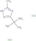 2-(5-Methyl-1H-1,2,4-triazol-3-yl)propan-2-amine dihydrochloride