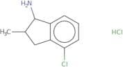 4-Chloro-2-methyl-2,3-dihydro-1H-inden-1-amine hydrochloride
