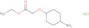 Ethyl 2-[(4-aminocyclohexyl)oxy]acetate hydrochloride