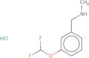 {[3-(Difluoromethoxy)phenyl]methyl}(methyl)amine hydrochloride