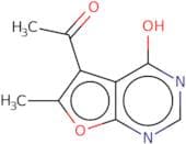 1-{4-Hydroxy-6-methylfuro[2,3-d]pyrimidin-5-yl}ethan-1-one