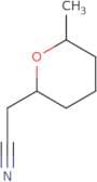 2-(6-Methyloxan-2-yl)acetonitrile